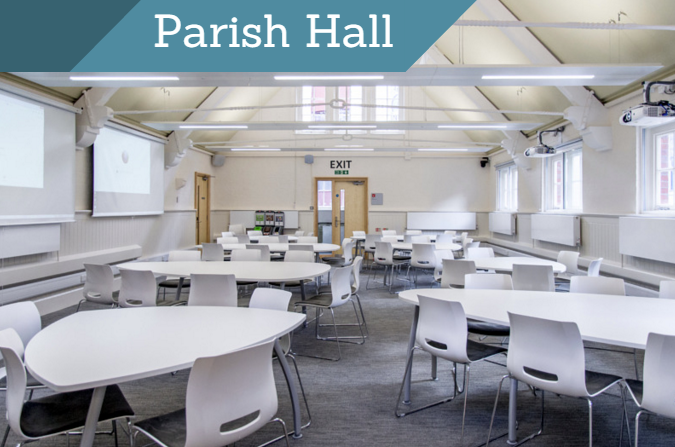 Photograph of LSE classroom - Parish Hall